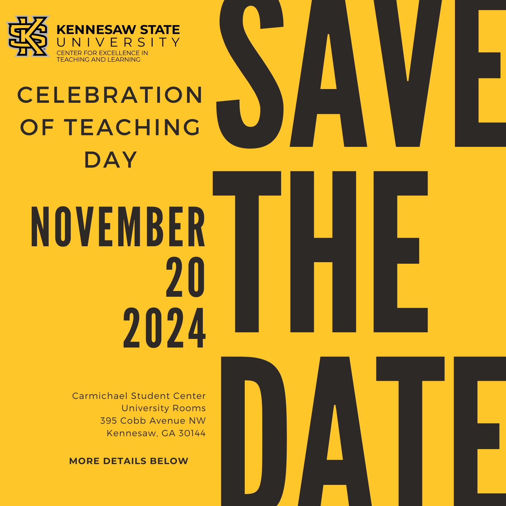 Celebration of Teaching Day Save the Date